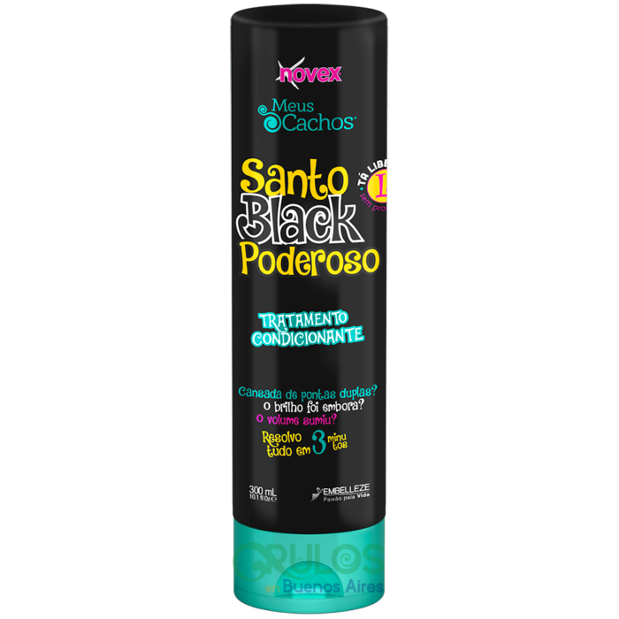 Acondicionador Novex santo black poderoso -300ml