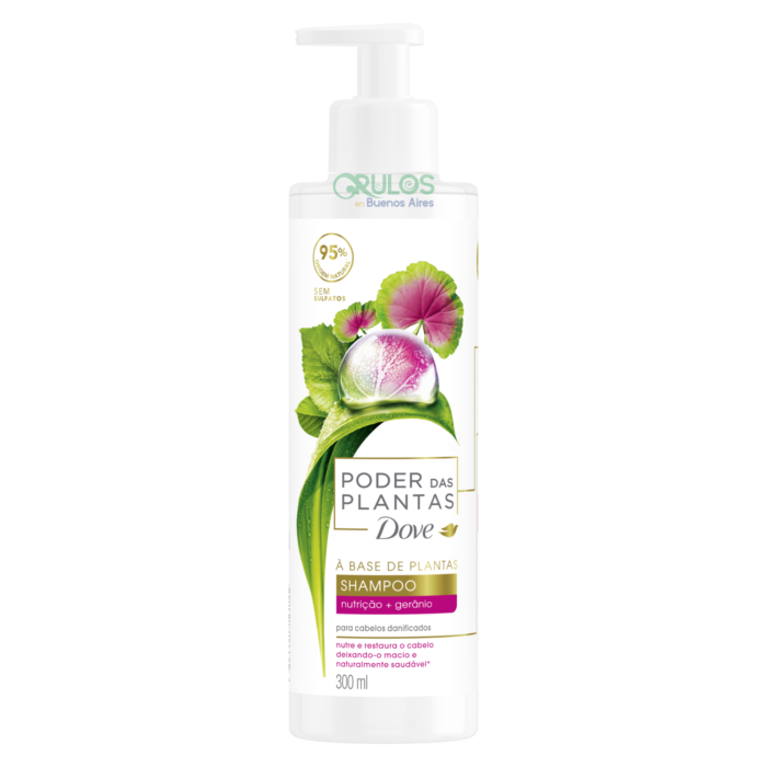 Dove Real Poder de las Plantas Acondicionador Nutrición+Geranio