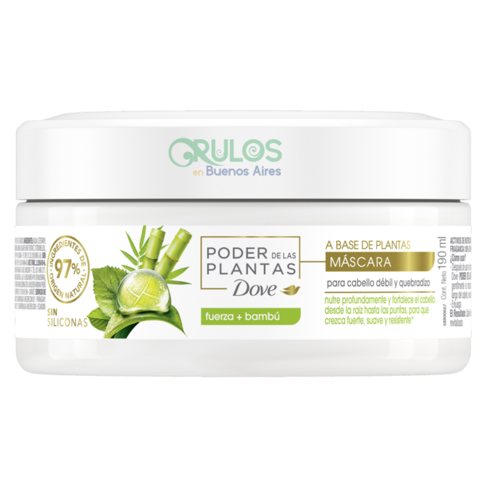 Dove Real Poder de las Plantas Máscara de Tratamiento Fuerza+Bambú