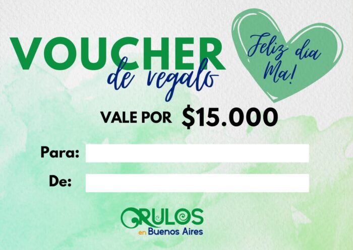 Voucher de regalo (15mil pesos)