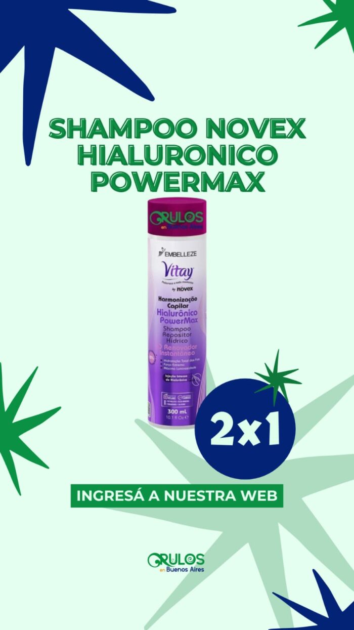 Shampoo Vitay Hialuronico Power Max armonizacion Capilar -300ML