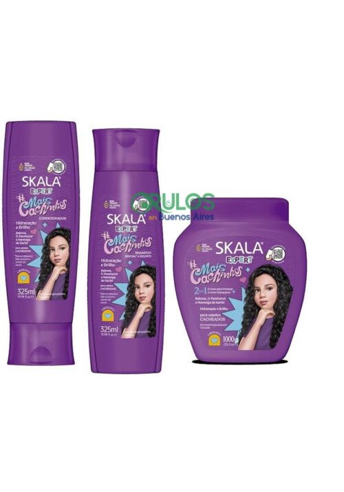 Shampoo, acondicionador y mascarilla mais cachinhos