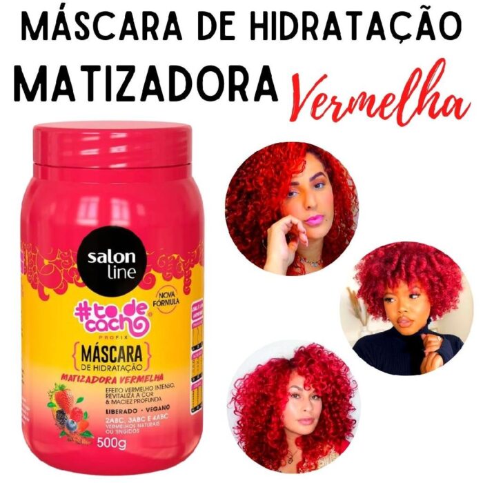 Mascarilla matizadora ROJO - salon line - Imagen 5