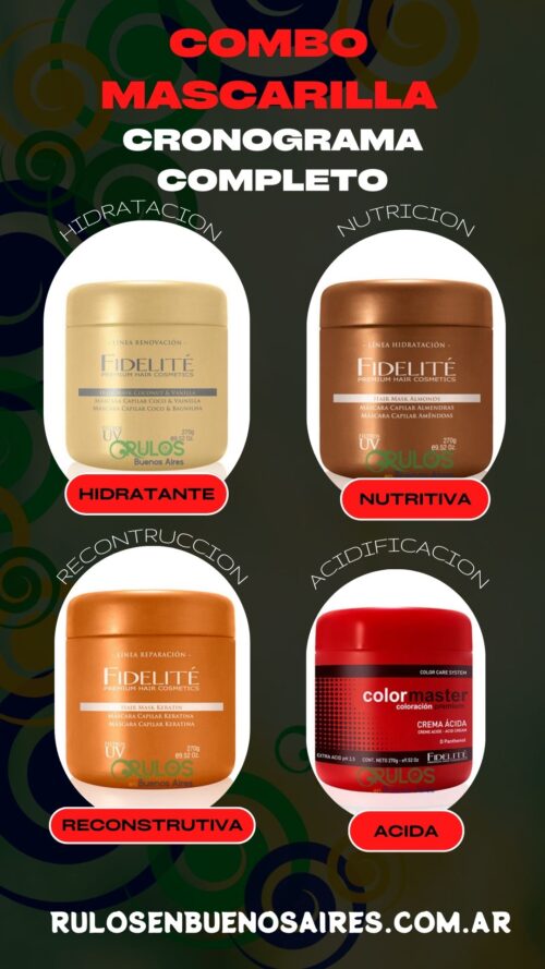 🎉Promo🎉 combo 4 mascarillas Fidelite