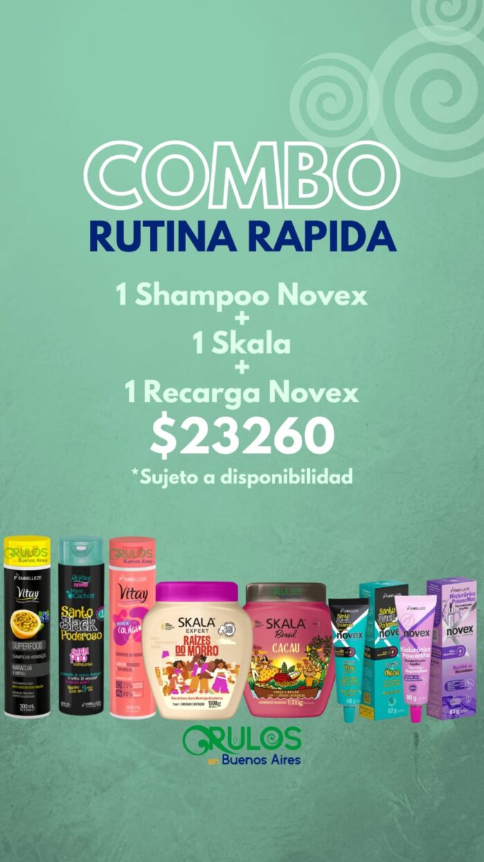 🎉Promo🎉 COMBO Rutina Rapida