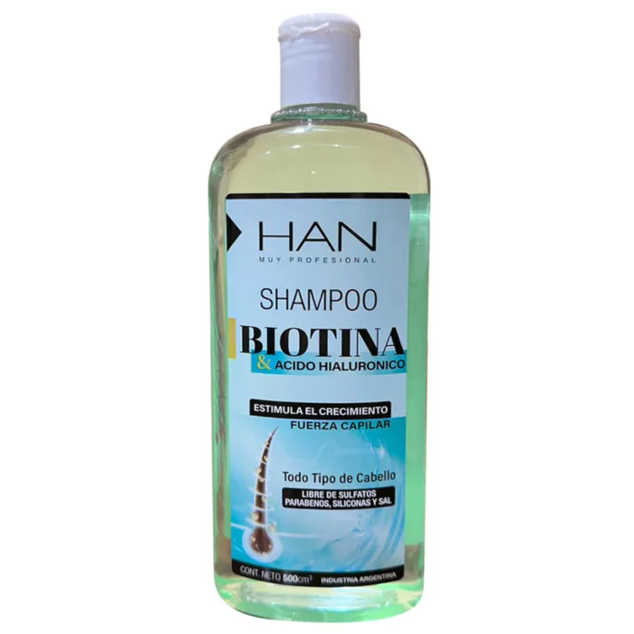 Han Shampoo Biotina y Acido Hialuronico