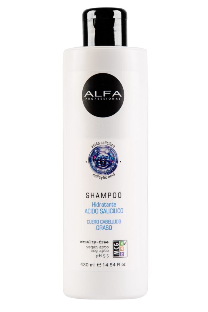 Shampoo Hidratante Ácido Salicílico – Cabellos Grasos - ALFA FREE