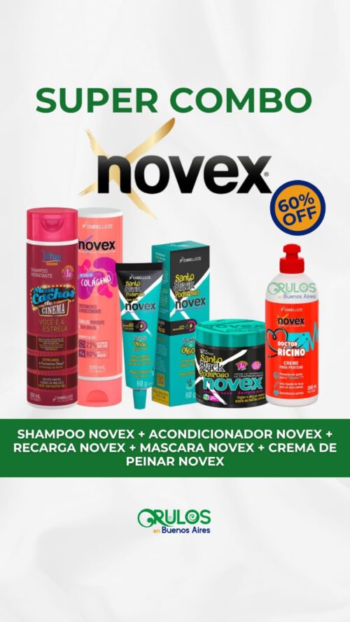 Combo super promo Novex
