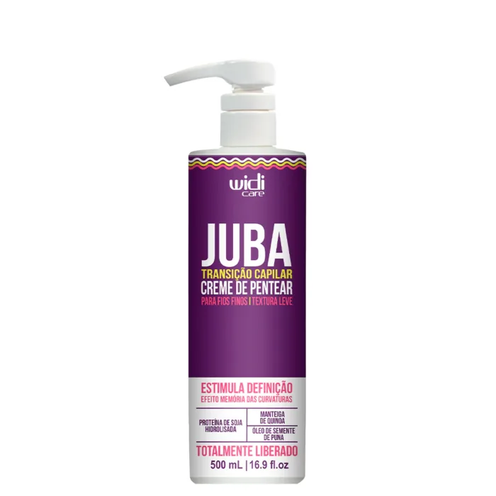 Juba Transição Capilar Creme de Pentear Textura Leve 500mL - Widi Care