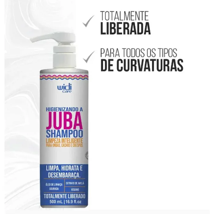 Shampoo higienizando a Juba limpeza inteligente 500ml - Widi Care - Imagen 2
