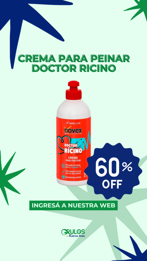 Crema para peinar dr.ricino - novex